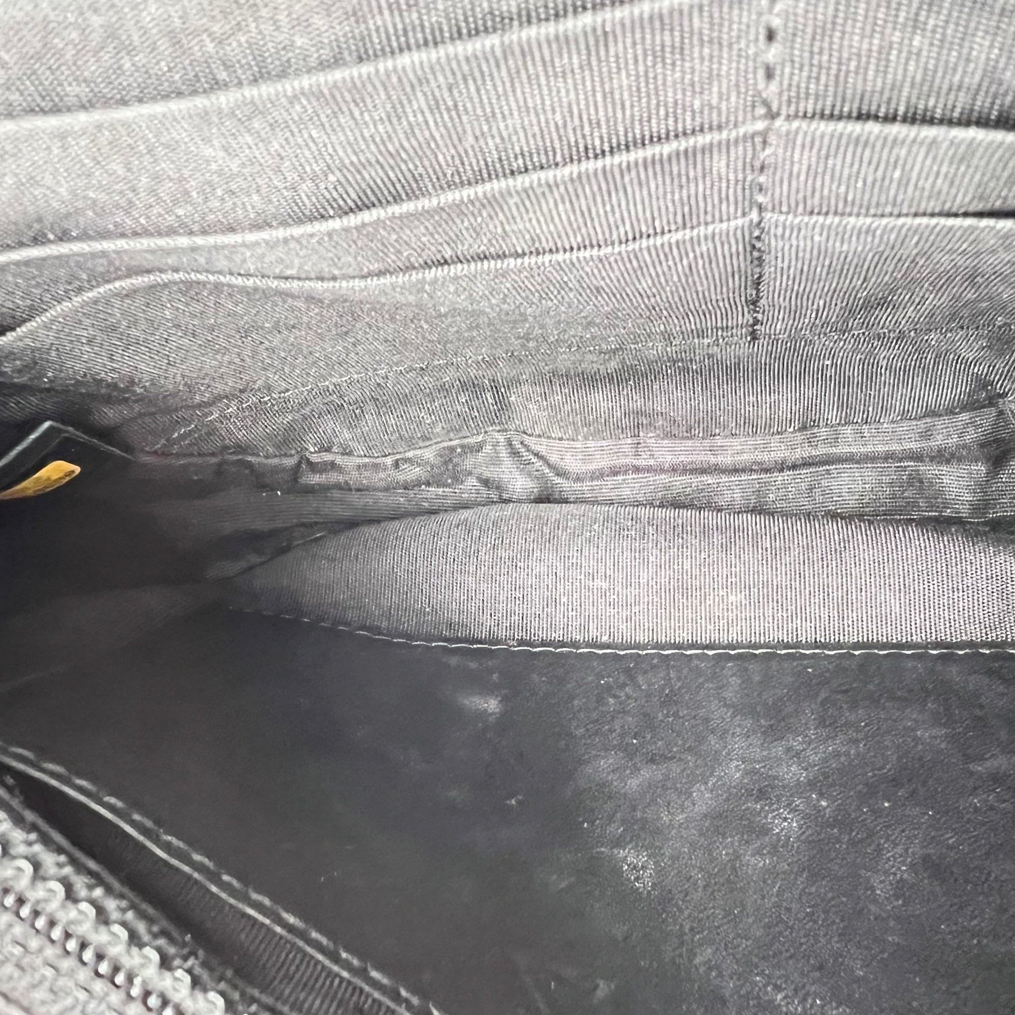 CC Crossbody Bag Black in Caviar Leather, Silver hardware