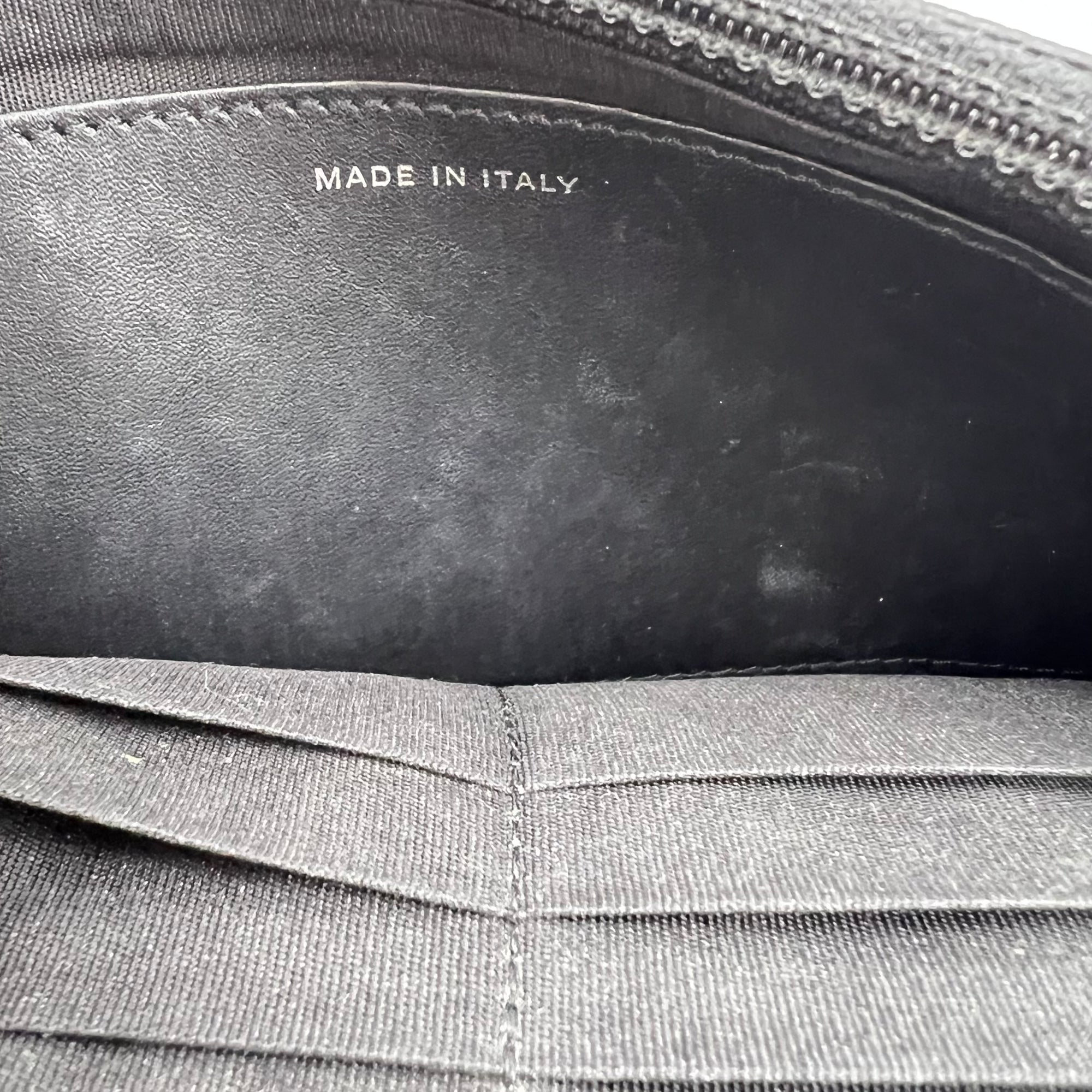 CC Crossbody Bag Black in Caviar Leather, Silver hardware