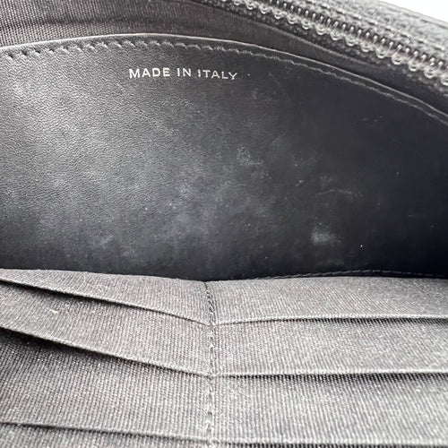 CC Crossbody Bag Black in Caviar Leather, Silver hardware