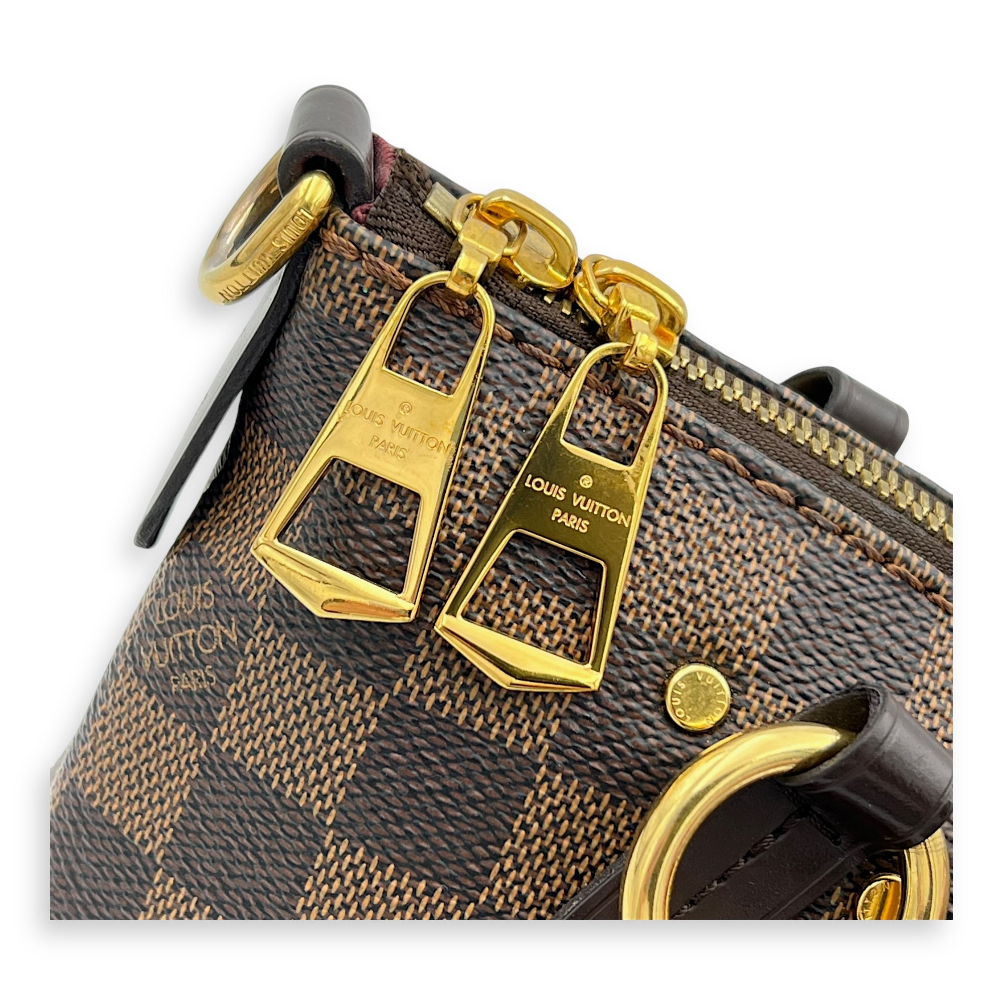 Lymington Top Handle Bag Brown in Coated Canvas, Gold hardware