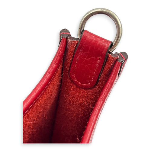 Evelyne TPM Red Crossbody Bag in Clemence, Palladium hardware