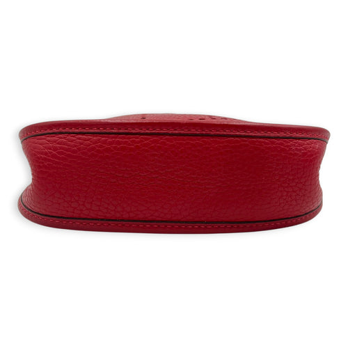 Evelyne TPM Red Crossbody Bag in Clemence, Palladium hardware