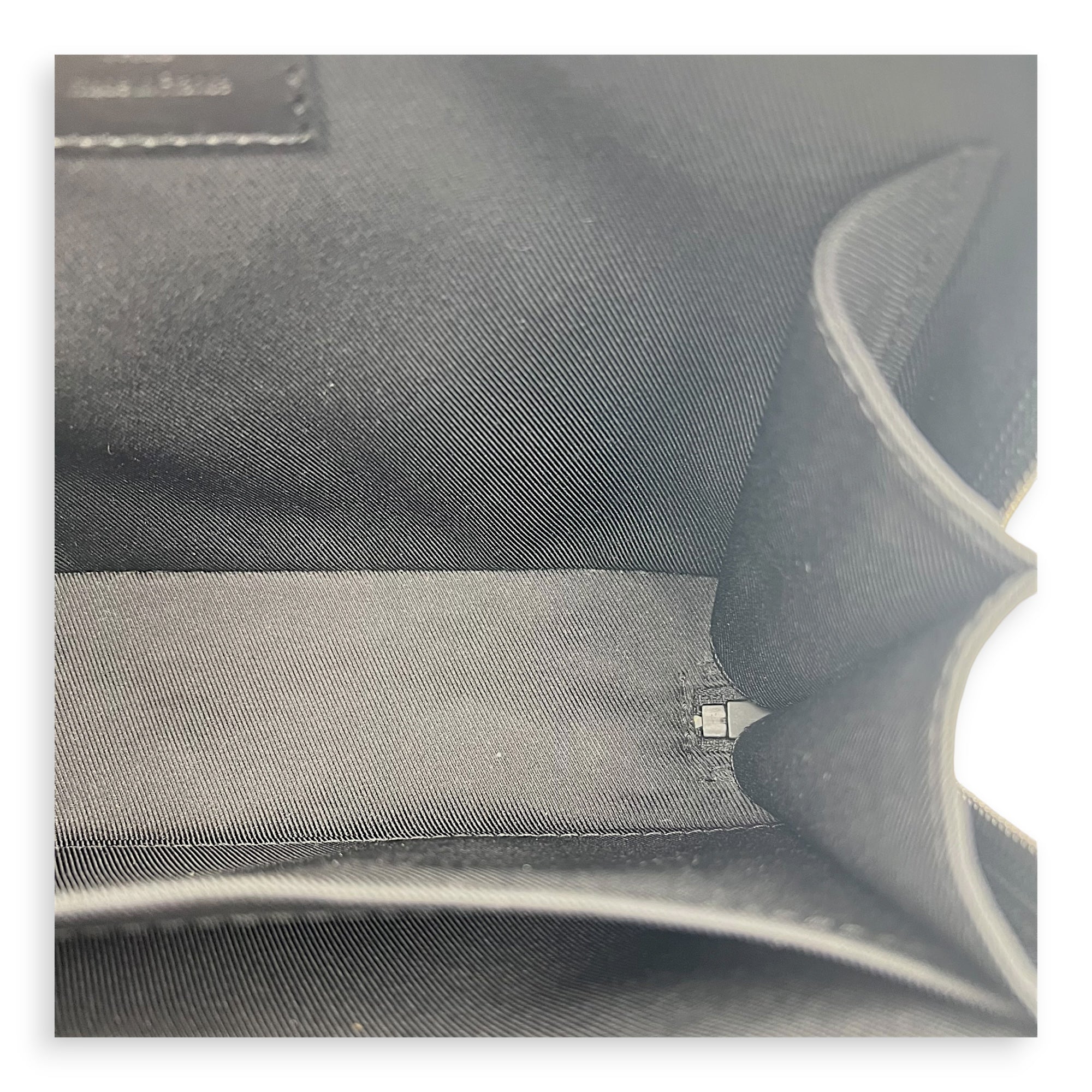 Soft Trunk Handle Shoulder Bag Brown in Monogram Coated Canvas, Black hardware