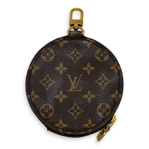 Multi-Pochette Accessoires Crossbody Bag Brown in Monogram Coated Canvas, Gold hardware