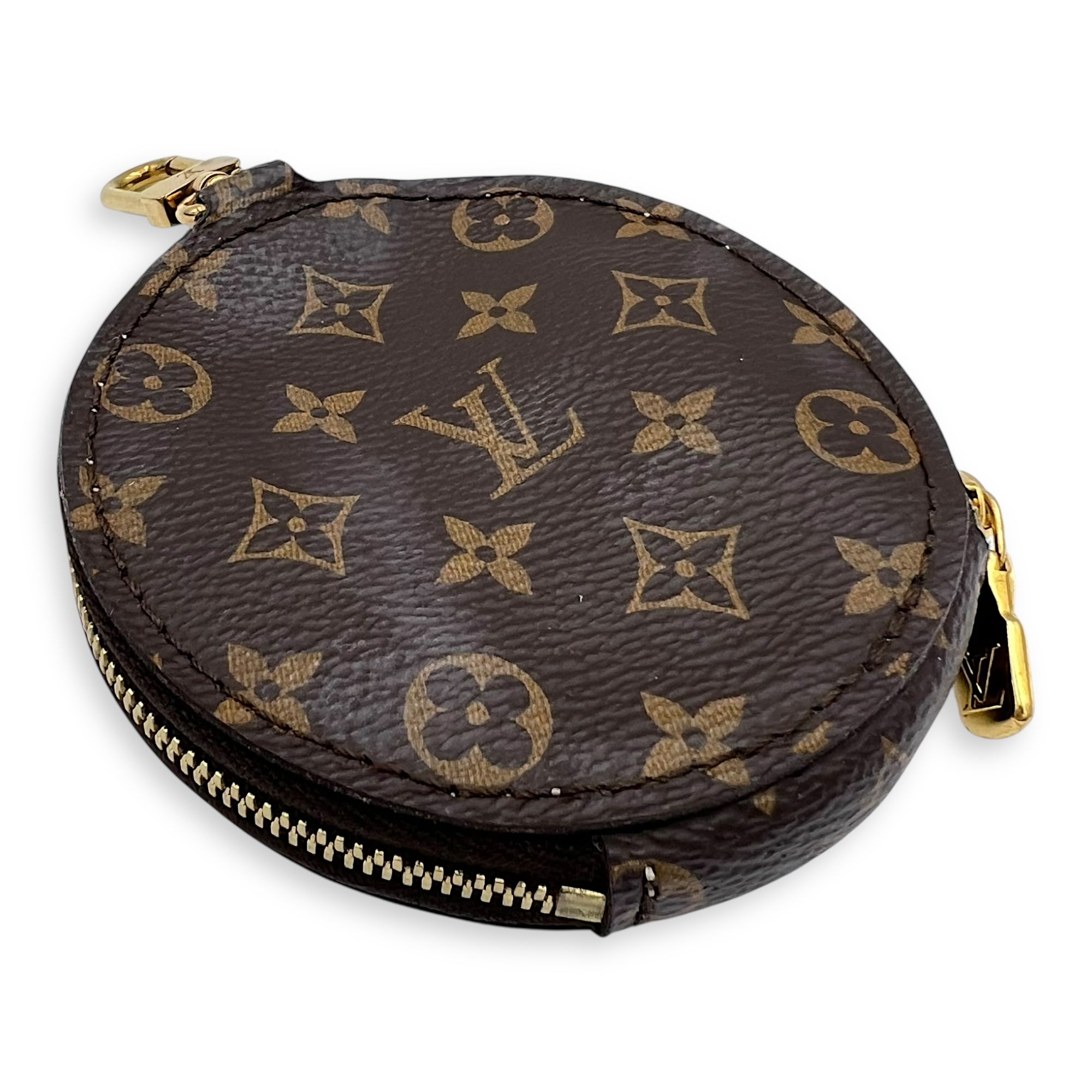 Multi-Pochette Accessoires Crossbody Bag Brown in Monogram Coated Canvas, Gold hardware