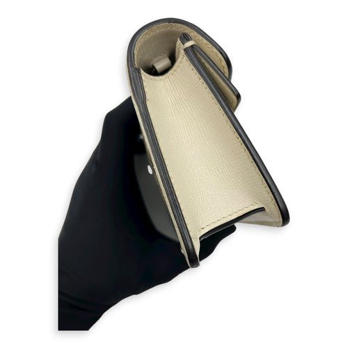 Dionysus Super Mini Beige Crossbody Bag in Python Leather, Ruthenium hardware