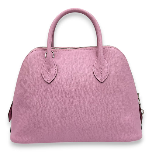 Bolide 25 Mauve Sylvestre Top Handle Bag in Epsom, Palladium hardware