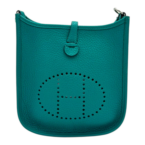 Evelyne Blue Paon in Clemence, Palladium hardware