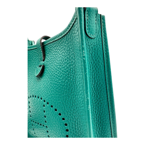 Evelyne Blue Paon in Clemence, Palladium hardware