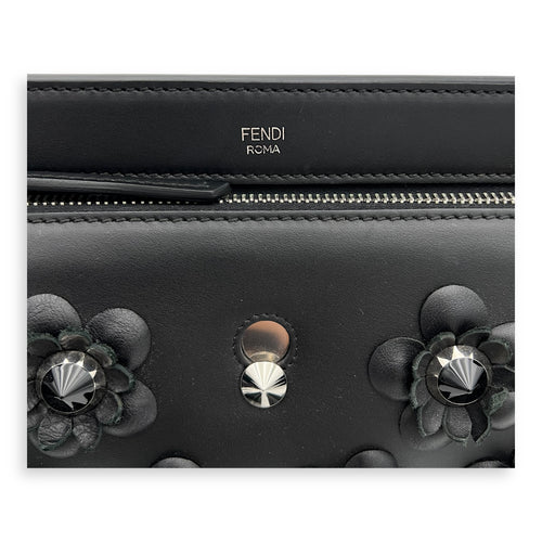 DotCom Top Handle Bag Black in Calfskin, Silver hardware