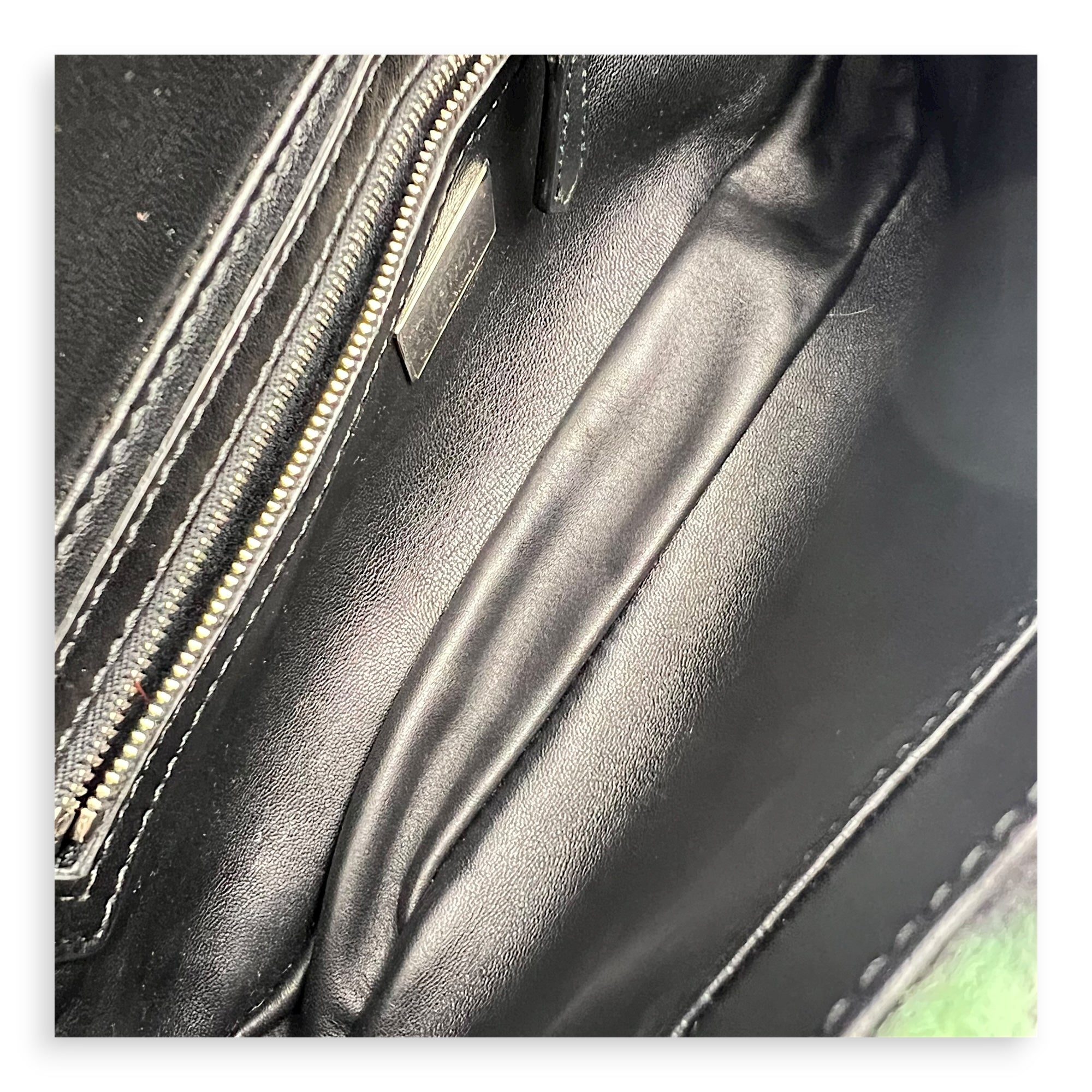 Baguette Shoulder Bag Multi-colour in Shearling, Silver hardware