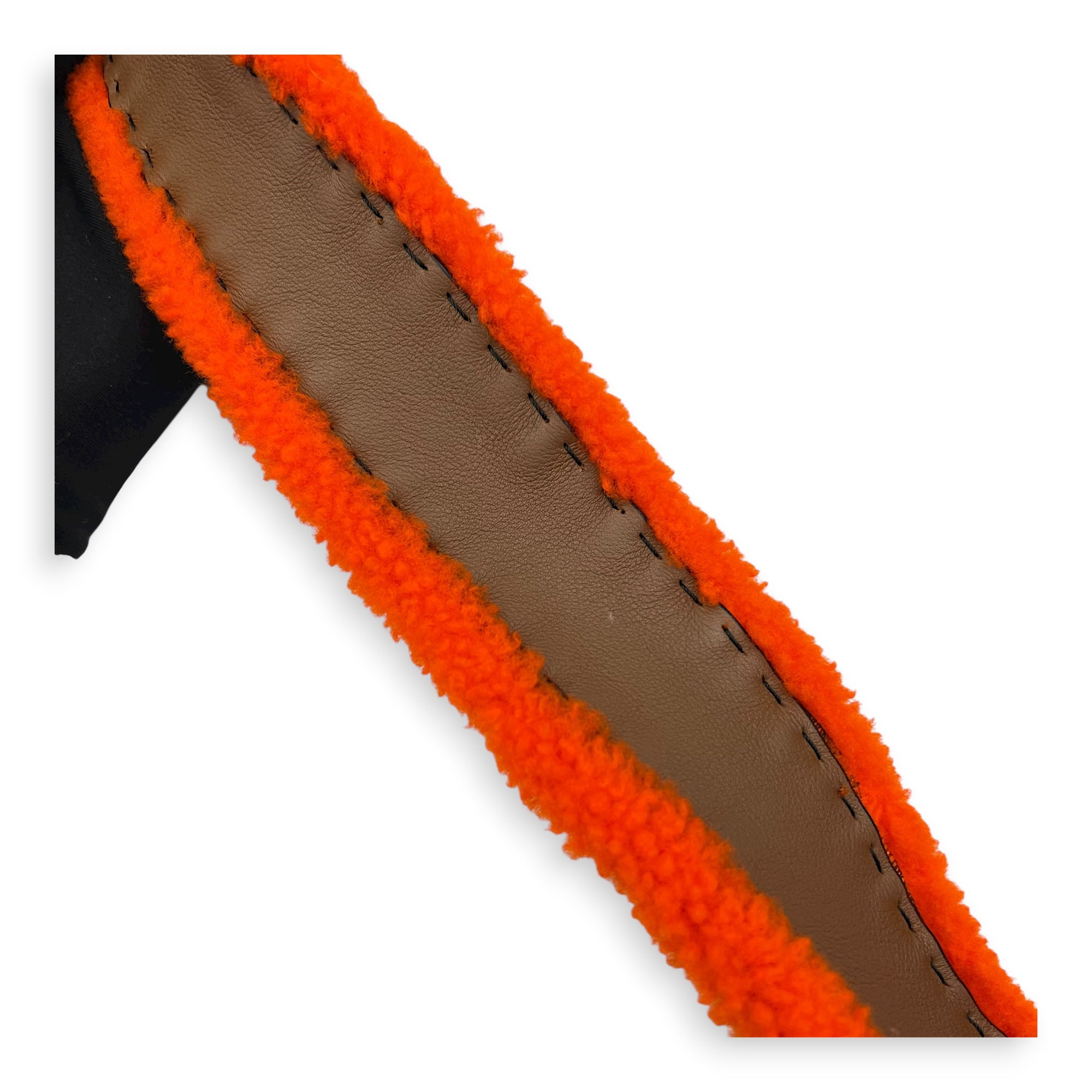 Baguette Shoulder Bag Multi-colour in Shearling, Silver hardware