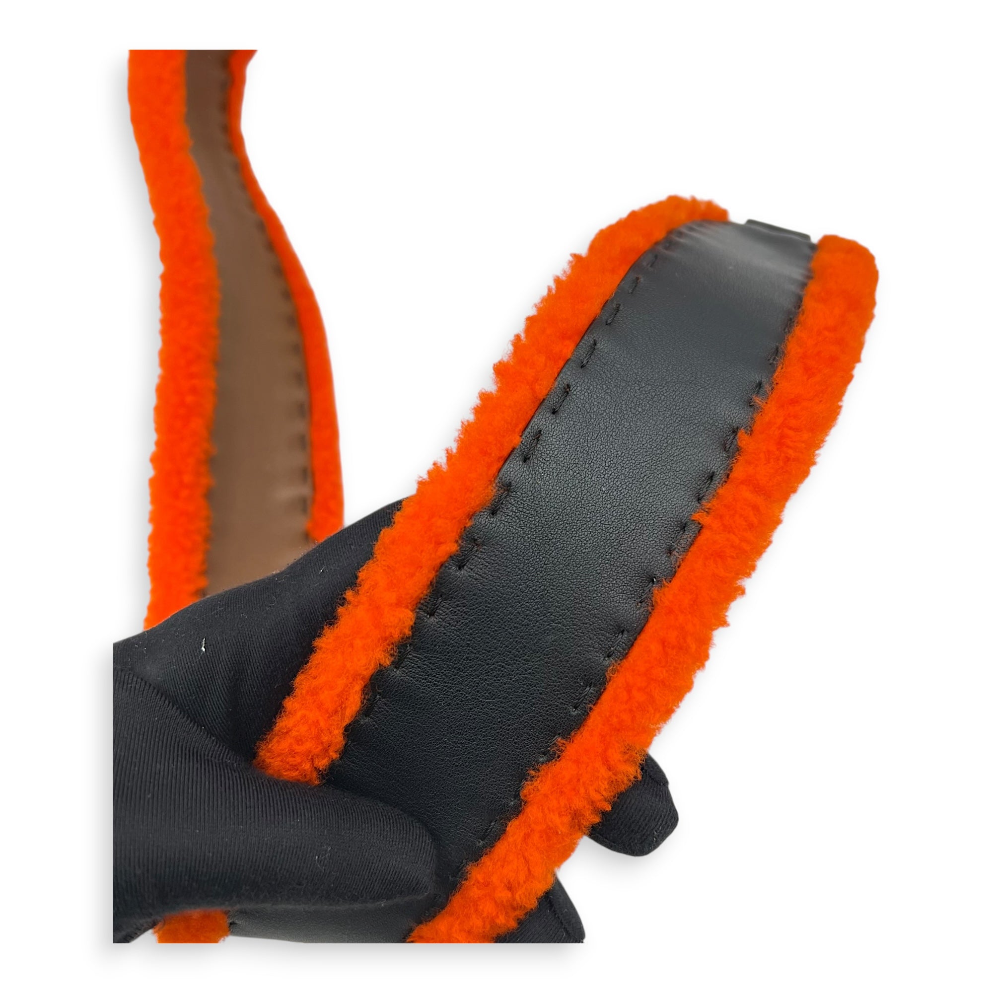 Baguette Shoulder Bag Multi-colour in Shearling, Silver hardware