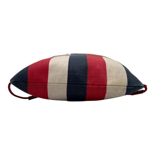 Web Sherry Line Drawstring Backpack Multi-colour in Canvas, Gold hardware