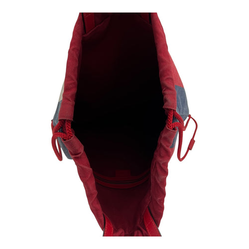 Web Sherry Line Drawstring Backpack Multi-colour in Canvas, Gold hardware