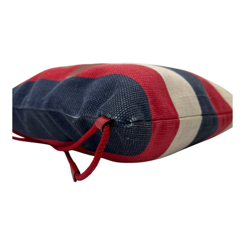 Web Sherry Line Drawstring Backpack Multi-colour in Canvas, Gold hardware