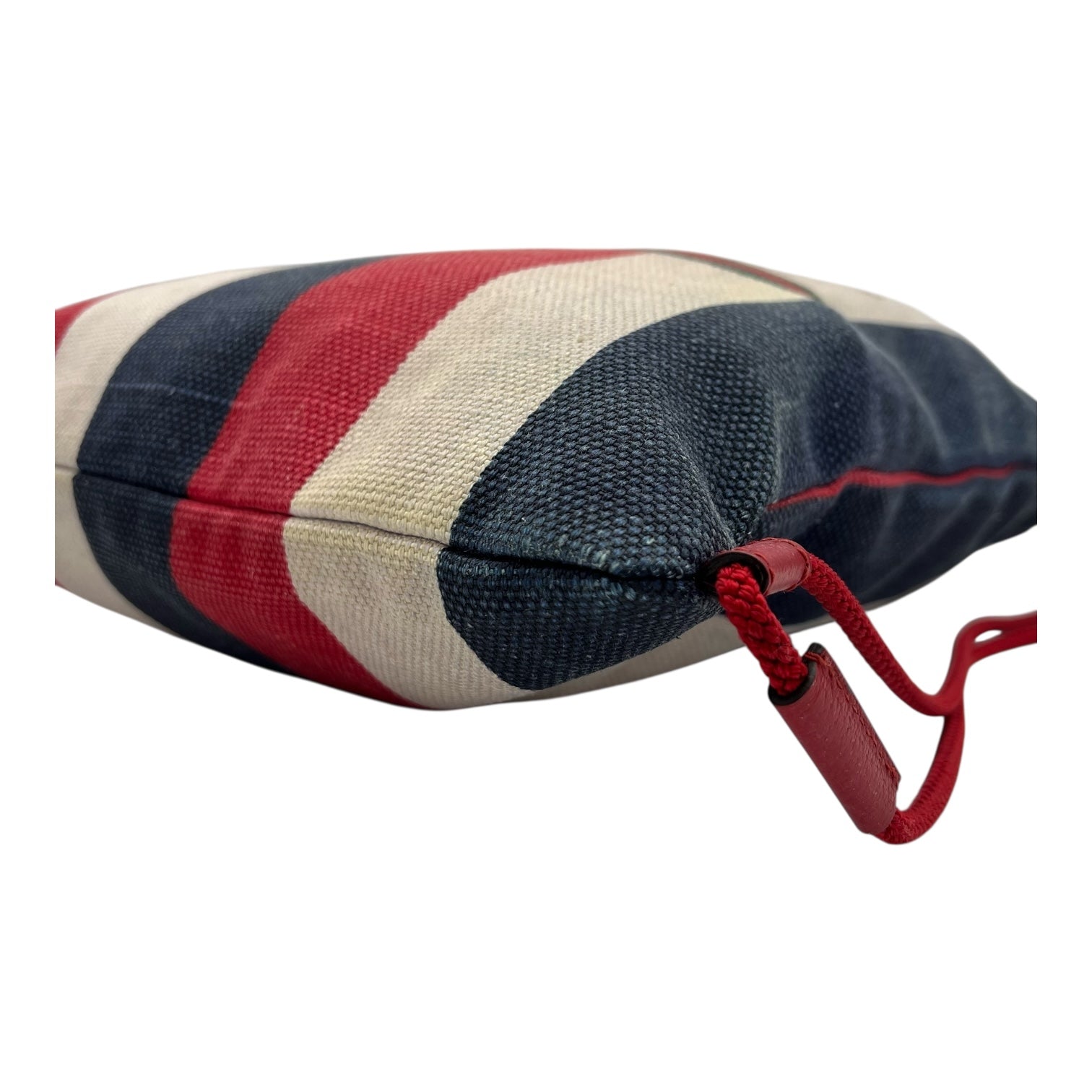 Web Sherry Line Drawstring Backpack Multi-colour in Canvas, Gold hardware