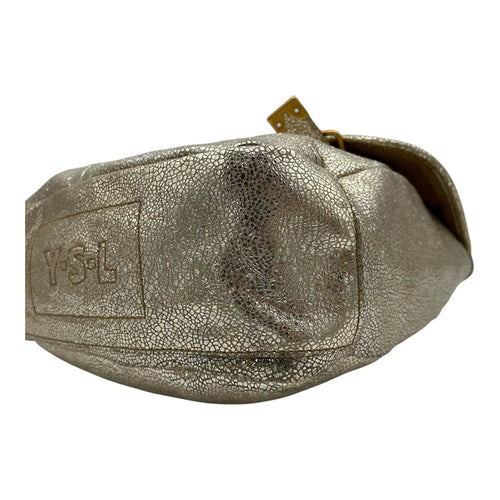 Besace Rive Gauche Messenger Gold in Calfskin, Gold hardware