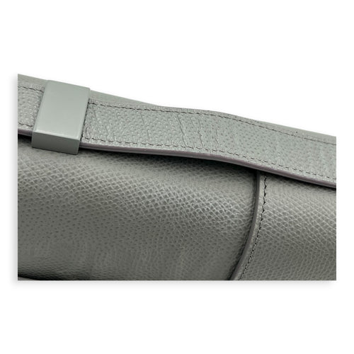 30 Montaigne Grey Crossbody Bag in Calfskin, Grey hardware