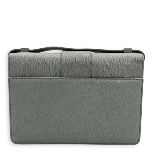 30 Montaigne Grey Crossbody Bag in Calfskin, Grey hardware