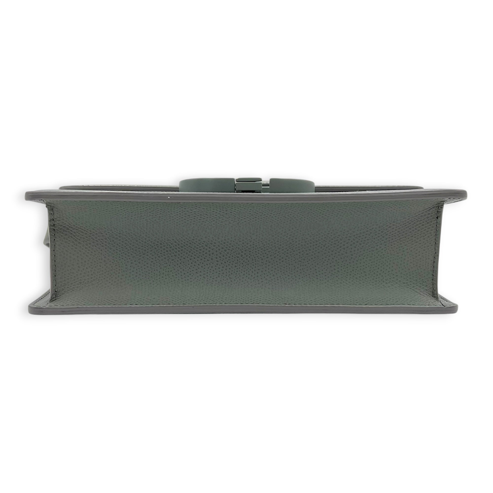 30 Montaigne Grey Crossbody Bag in Calfskin, Grey hardware