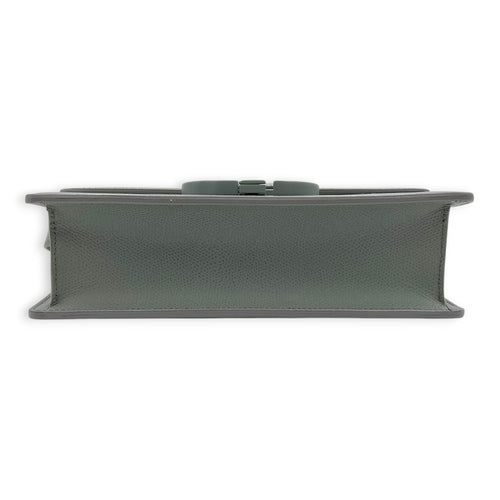 30 Montaigne Grey Crossbody Bag in Calfskin, Grey hardware