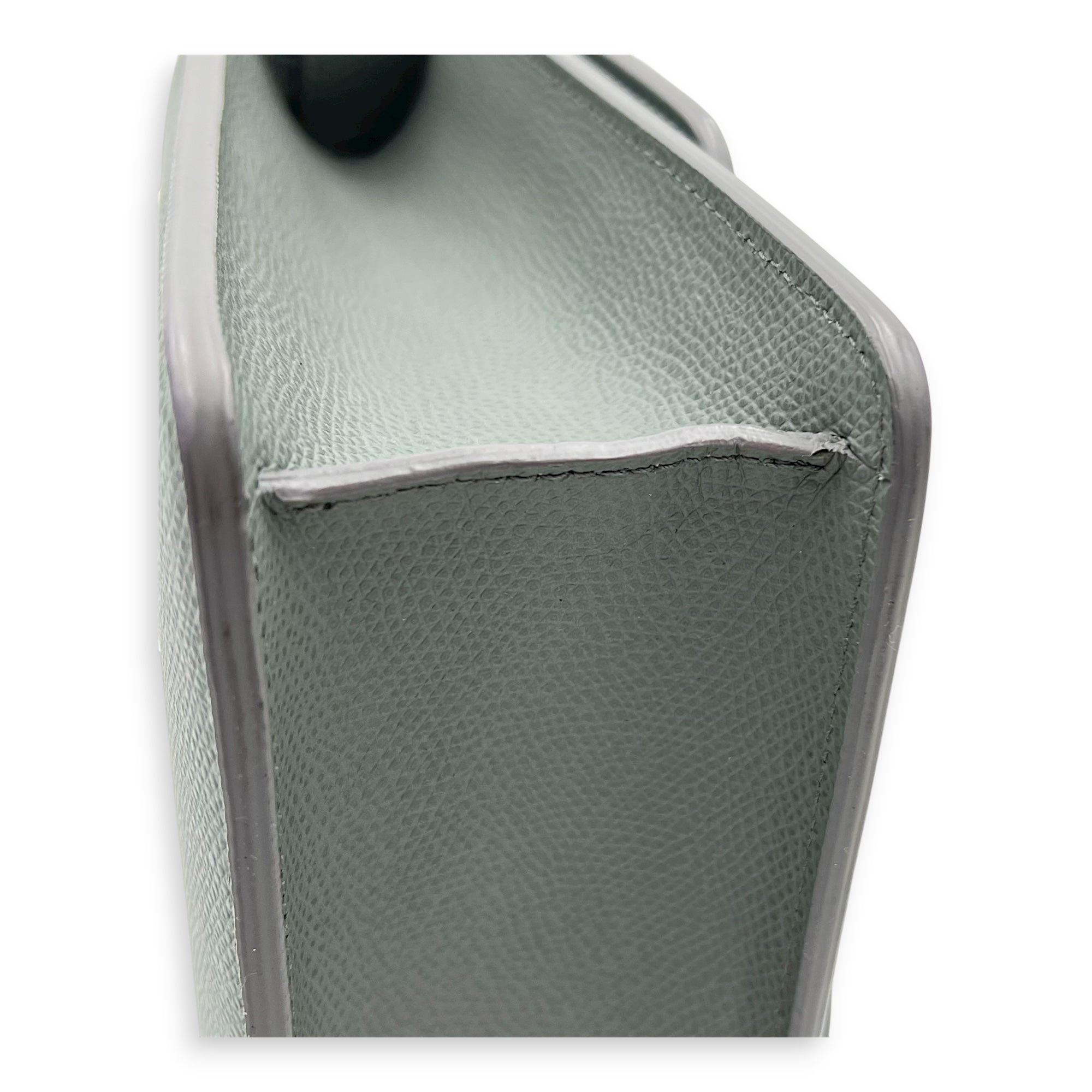 30 Montaigne Grey Crossbody Bag in Calfskin, Grey hardware