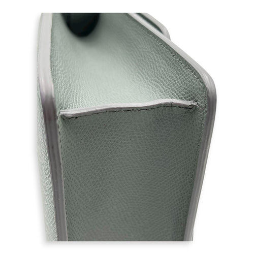 30 Montaigne Grey Crossbody Bag in Calfskin, Grey hardware