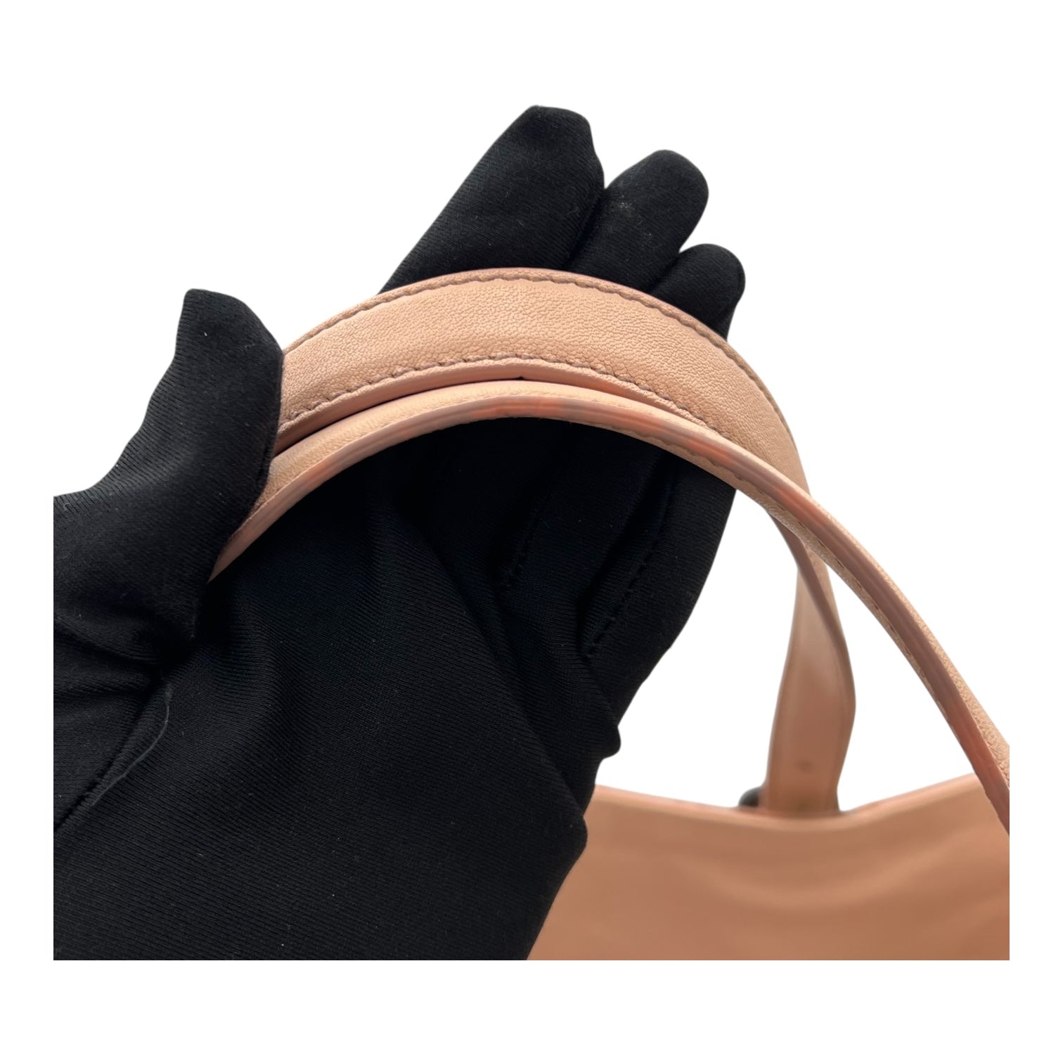 Intrecciato Glimmer Flamingo Tote Bag in Calfskin, Ruthenium hardware