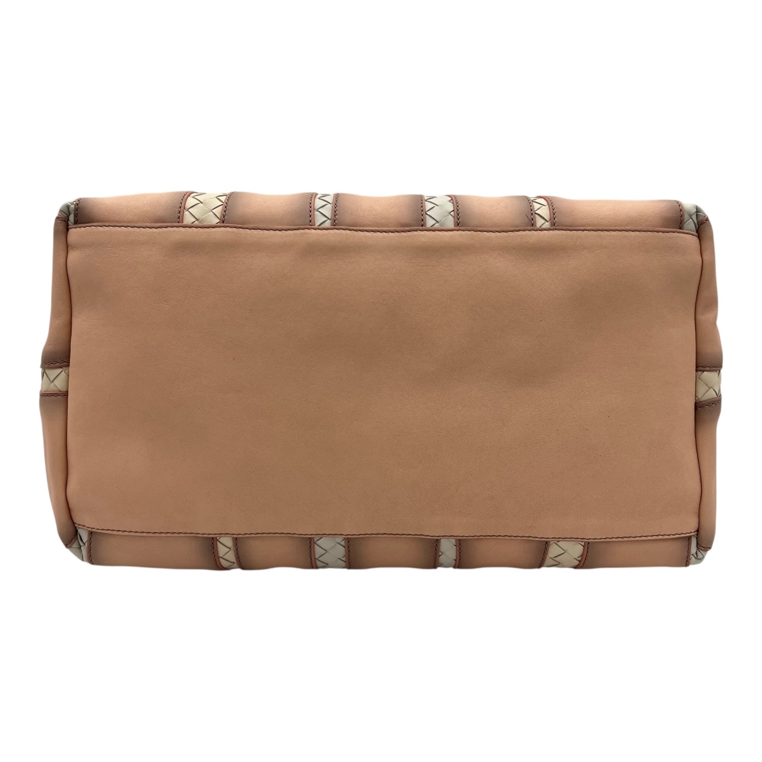 Intrecciato Glimmer Flamingo Tote Bag in Calfskin, Ruthenium hardware