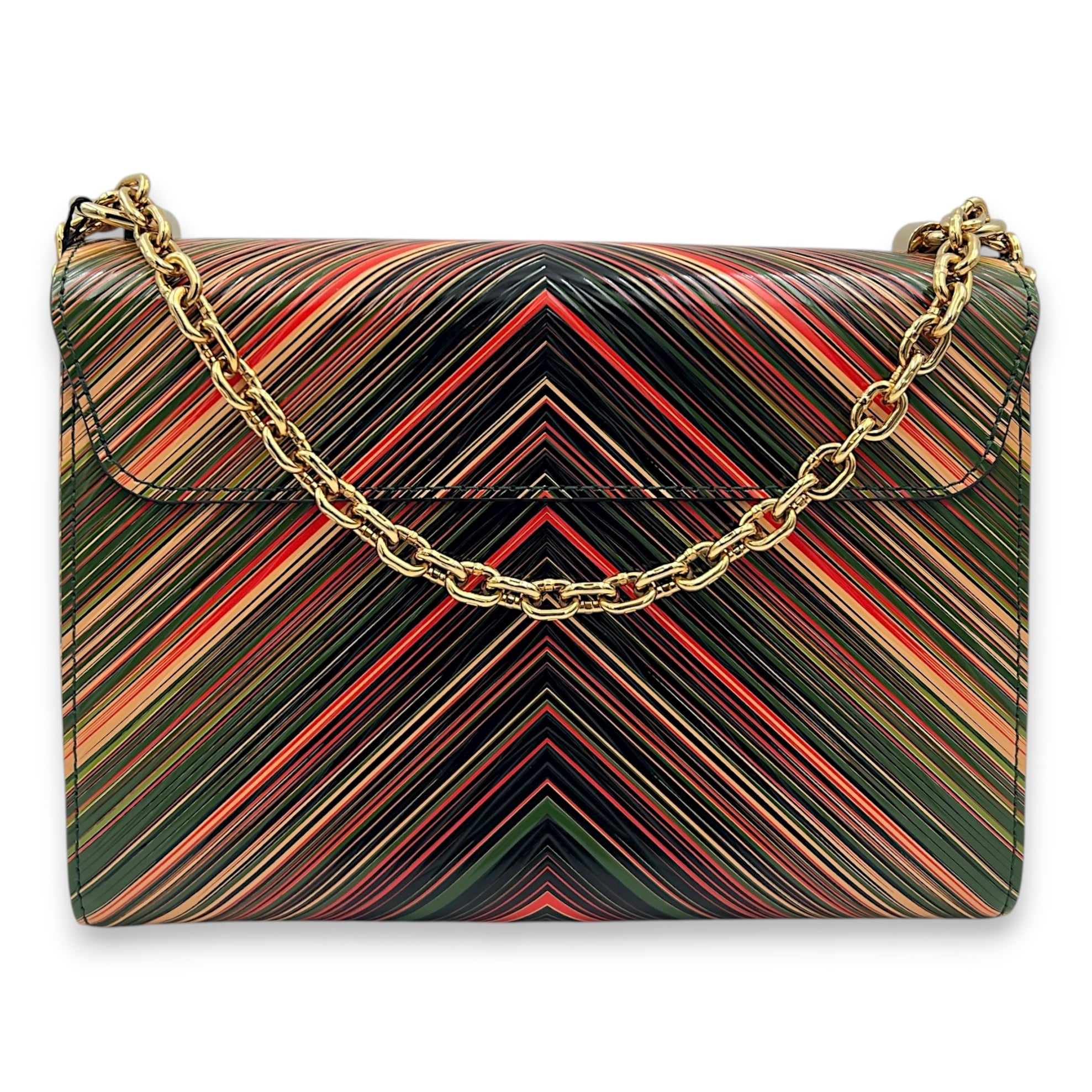 Twist Crossbody Bag MM 2016 Tropical in Calfskin, Gold hardware