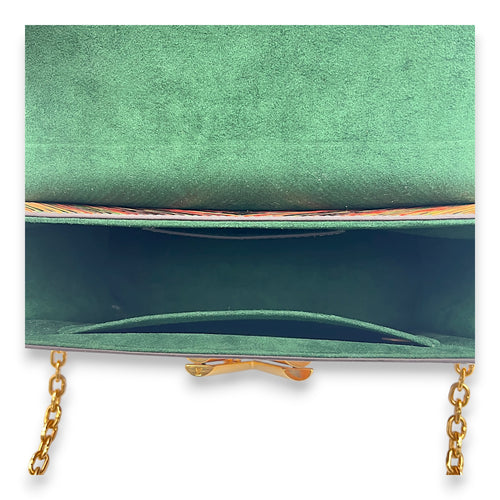 Twist Crossbody Bag MM 2016 Tropical in Calfskin, Gold hardware