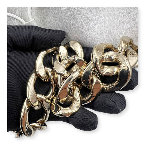 Paradise Bubble Bucket Bag White in Calfskin, Gold hardware