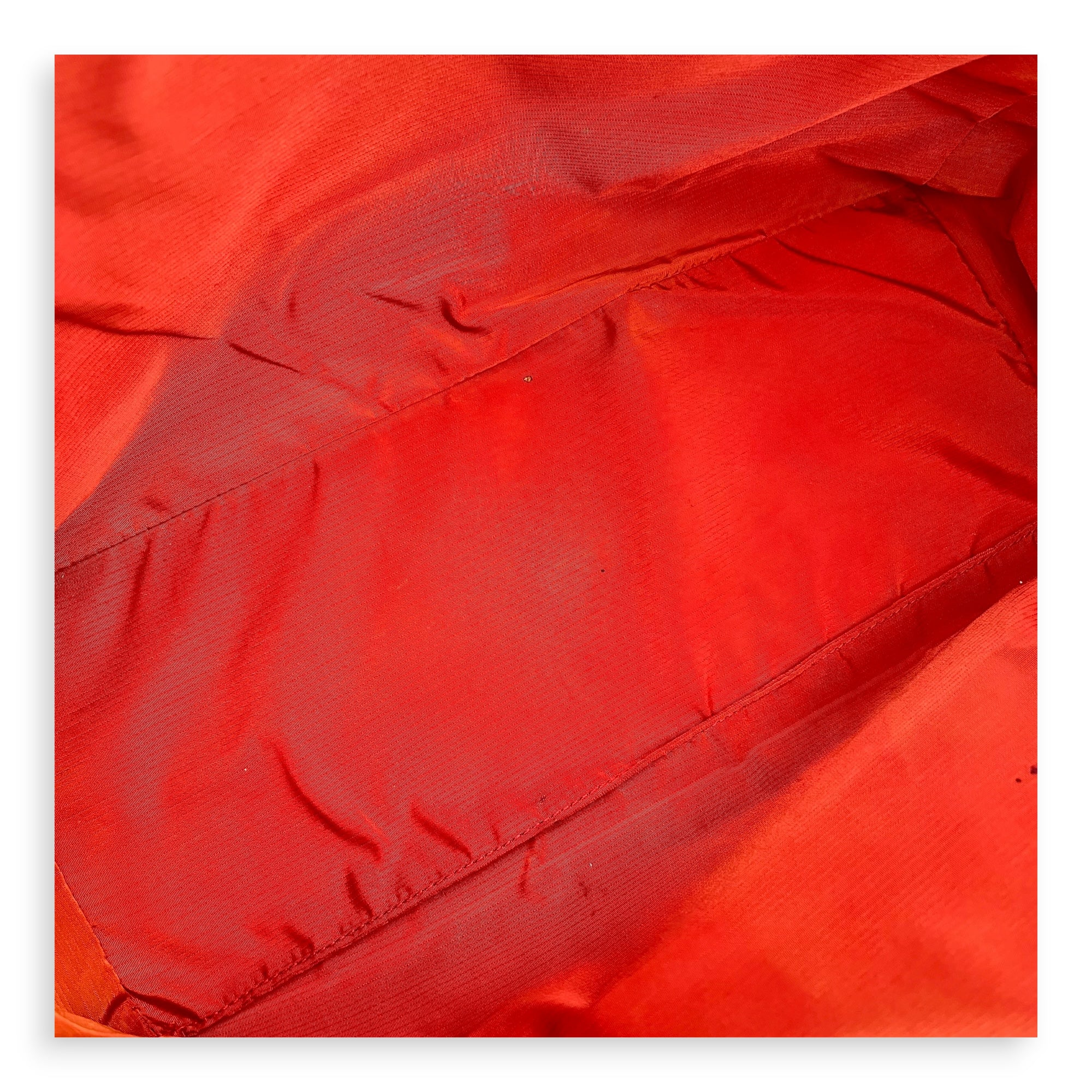 Vintage Travel Line Tote Bag Black in Nylon, Silver hardware