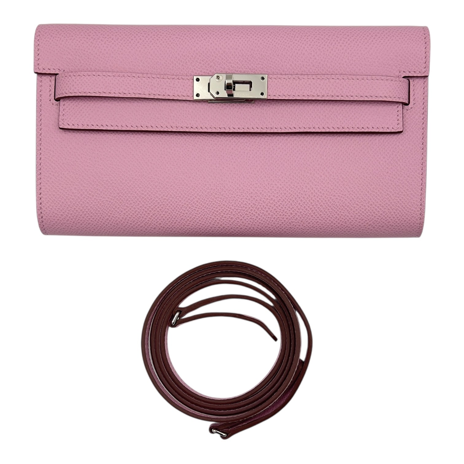 Kelly To Go Mauve Sylvester Wallet On Chain in Epsom, Palladium hardware