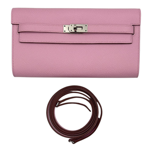 Kelly To Go Mauve Sylvester Wallet On Chain in Epsom, Palladium hardware
