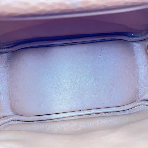 Lindy Mini Gold Shoulder Bag in Clemence, Gold hardware