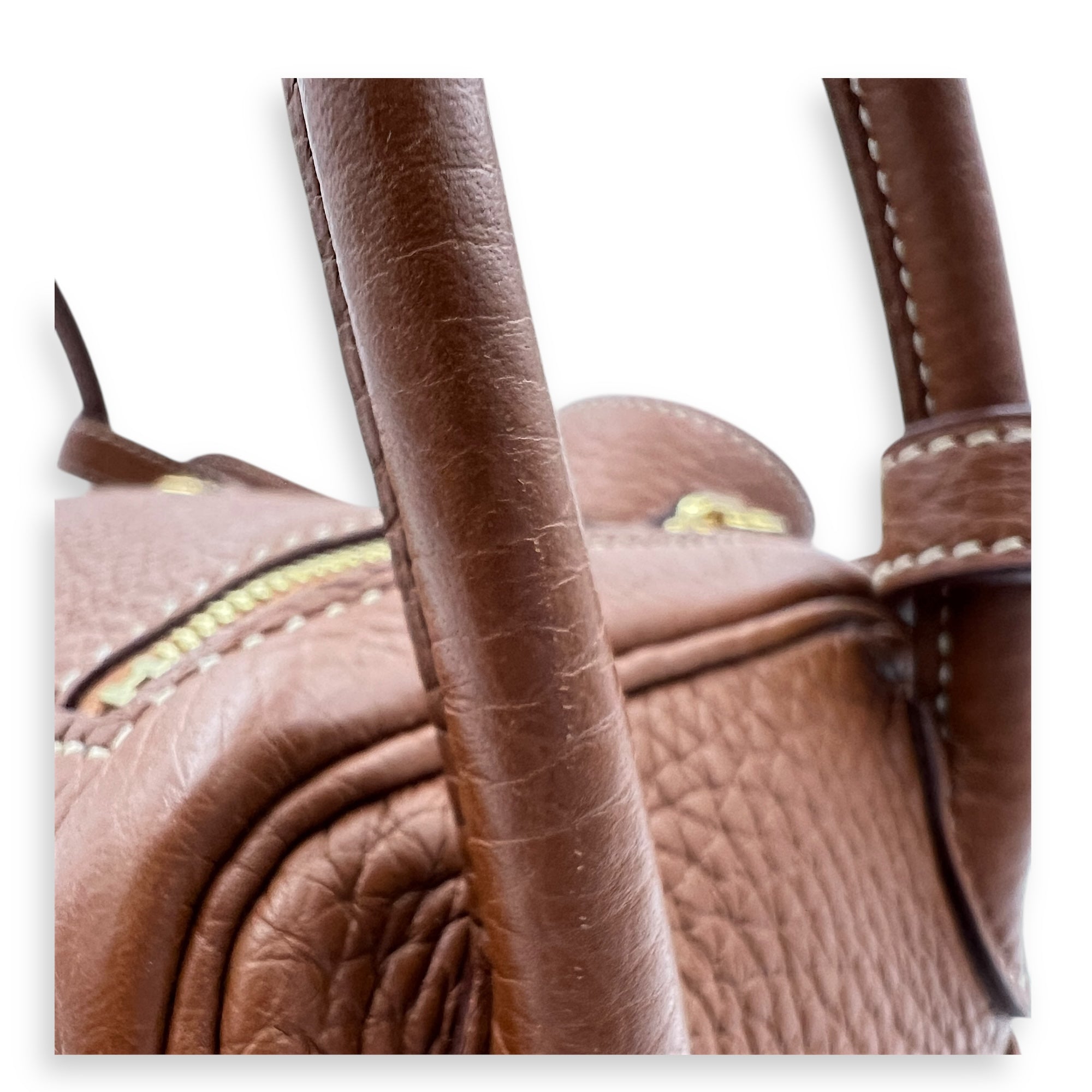 Lindy Mini Gold Shoulder Bag in Clemence, Gold hardware