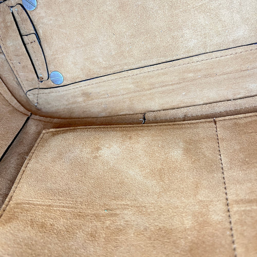 Arco Shoulder Bag Black in Calfskin, Silver hardware