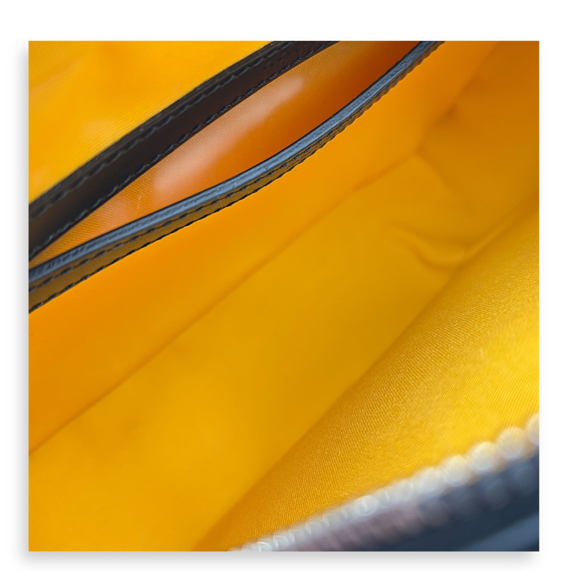 Cap Vert Crossbody Bag Black in Coated Canvas, Silver hardware