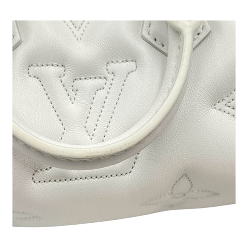 Papillon BB White Crossbody Bag in Calfskin, Gold hardware