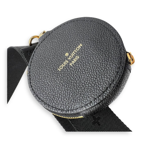 Papillon Crossbody Bag BB Black in Empreinte Leather, Gold hardware