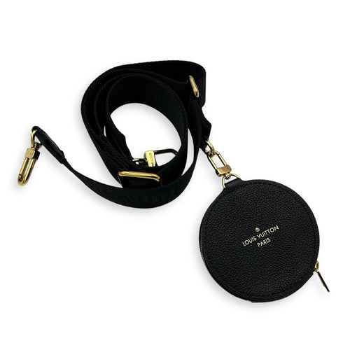 Papillon Crossbody Bag BB Black in Empreinte Leather, Gold hardware