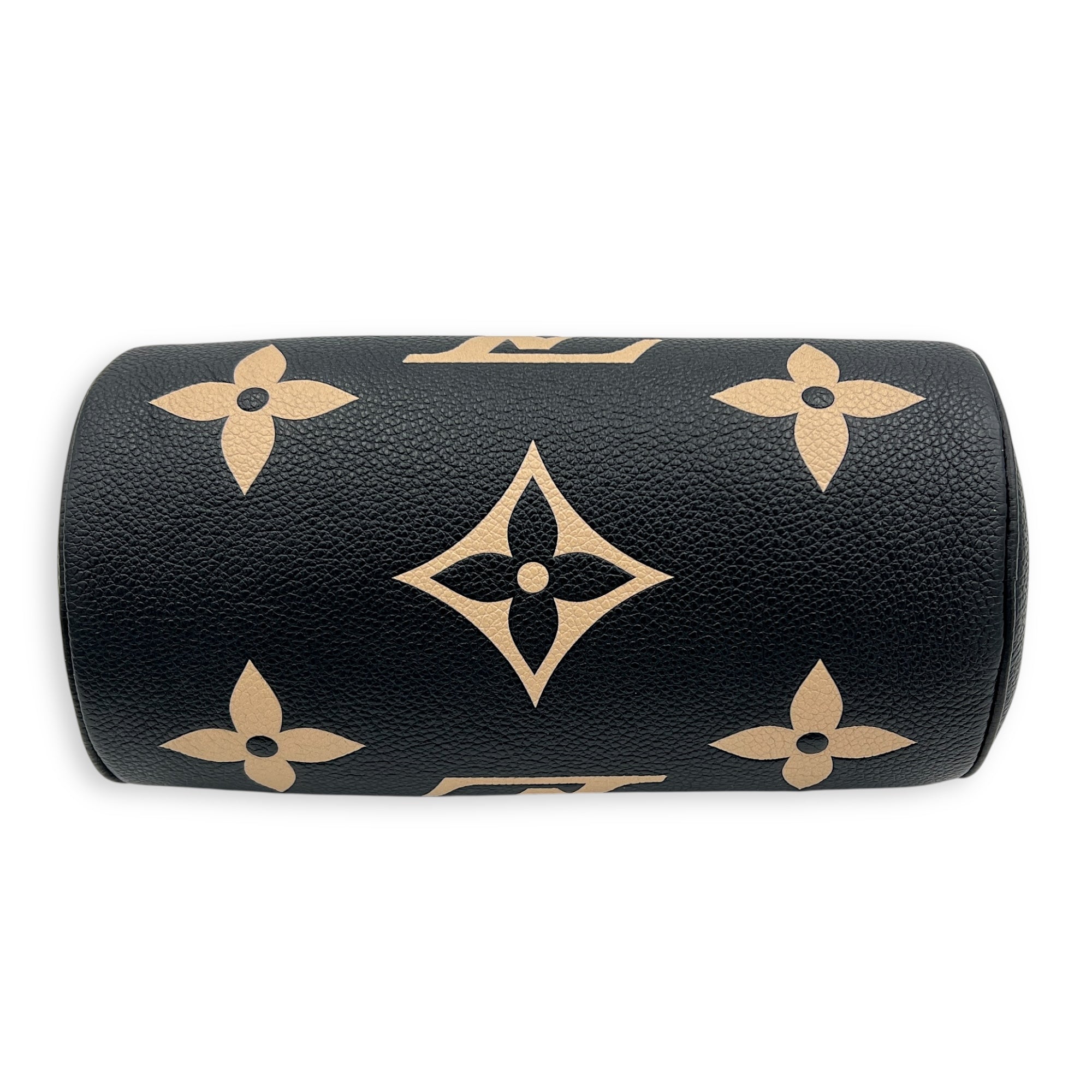 Papillon Crossbody Bag BB Black in Empreinte Leather, Gold hardware