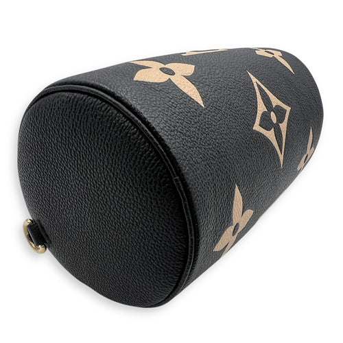 Papillon Crossbody Bag BB Black in Empreinte Leather, Gold hardware