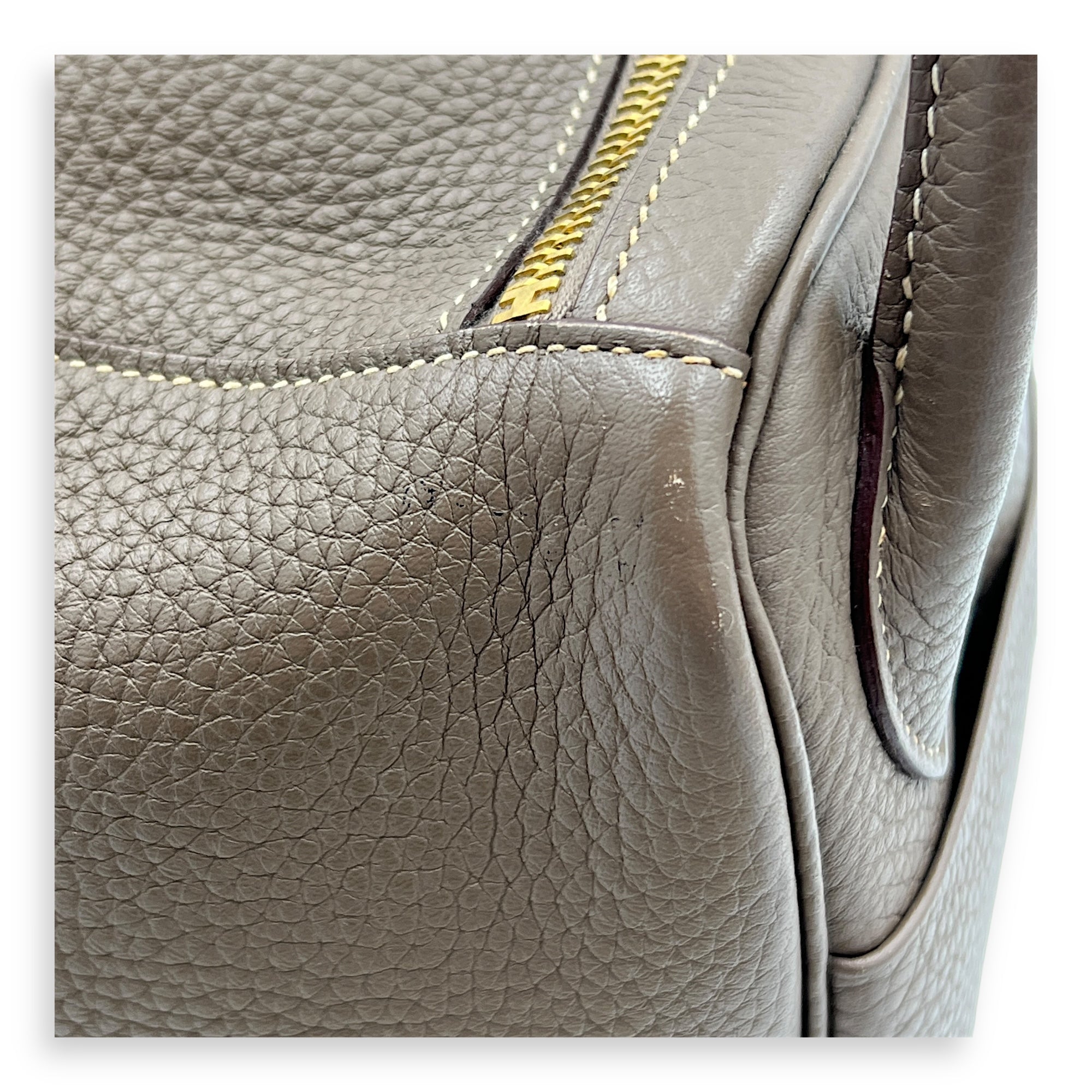 Lindy Etoupe in Clemence, Gold hardware