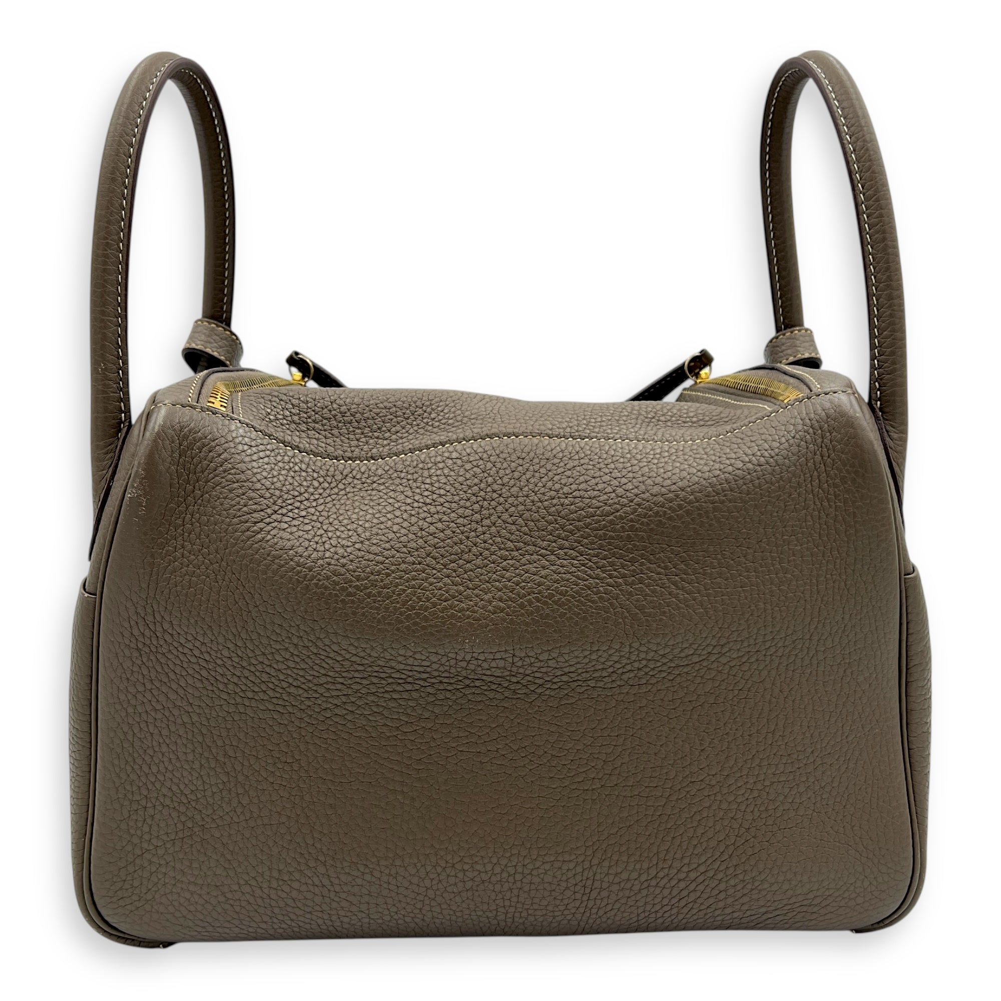 Lindy Etoupe in Clemence, Gold hardware