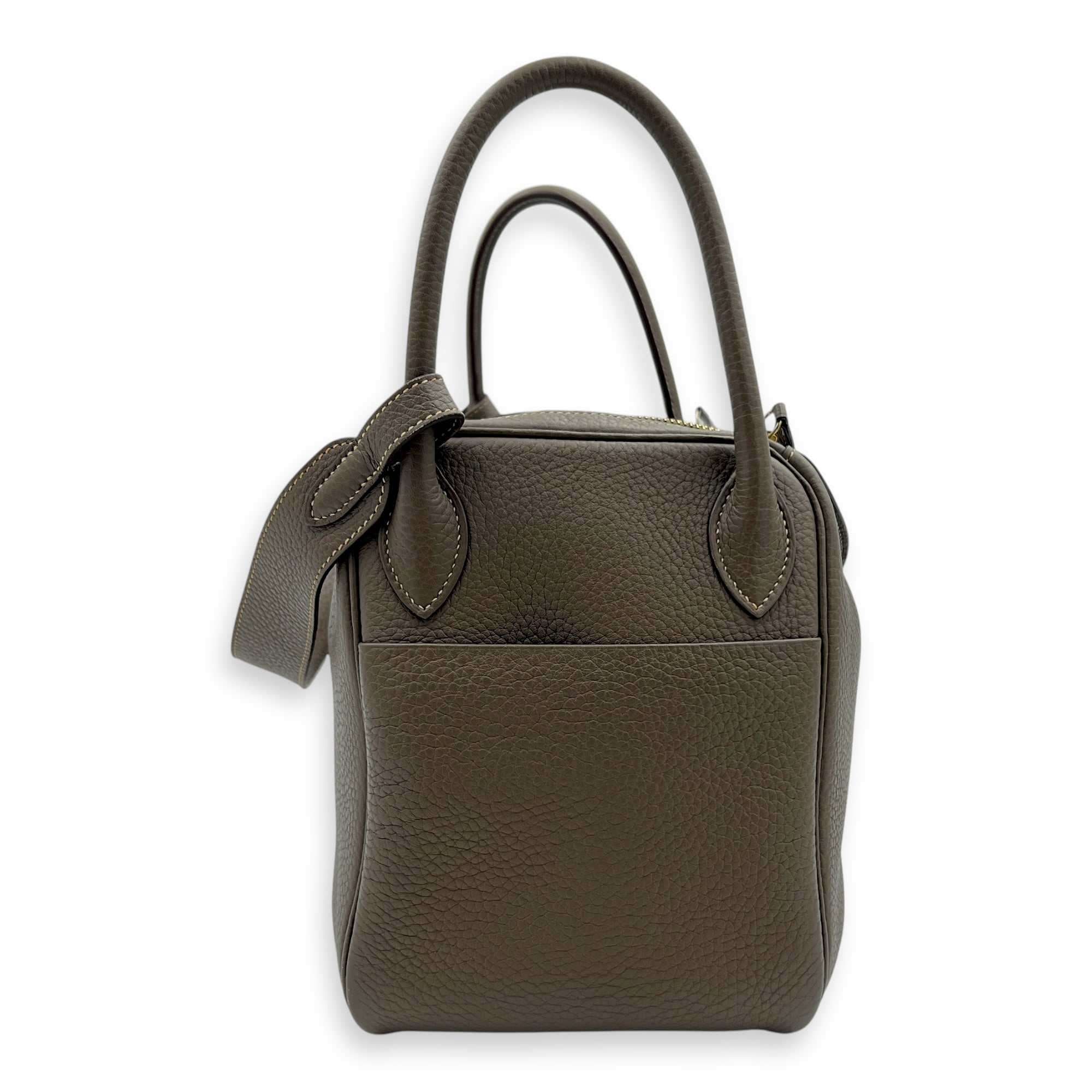 Lindy Etoupe in Clemence, Gold hardware