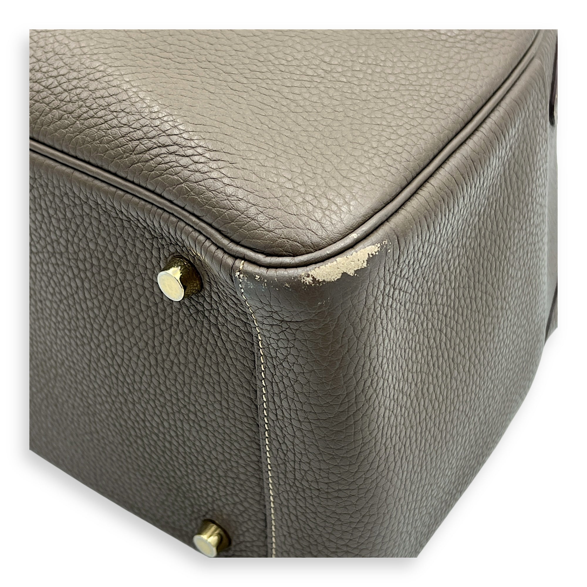 Lindy Etoupe in Clemence, Gold hardware