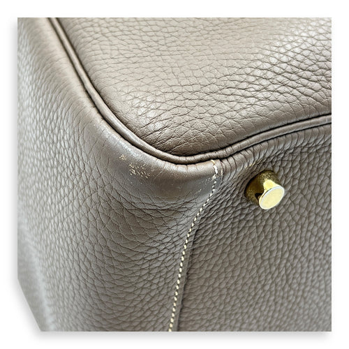 Lindy Etoupe in Clemence, Gold hardware